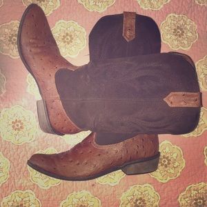 Boutique brand boots.